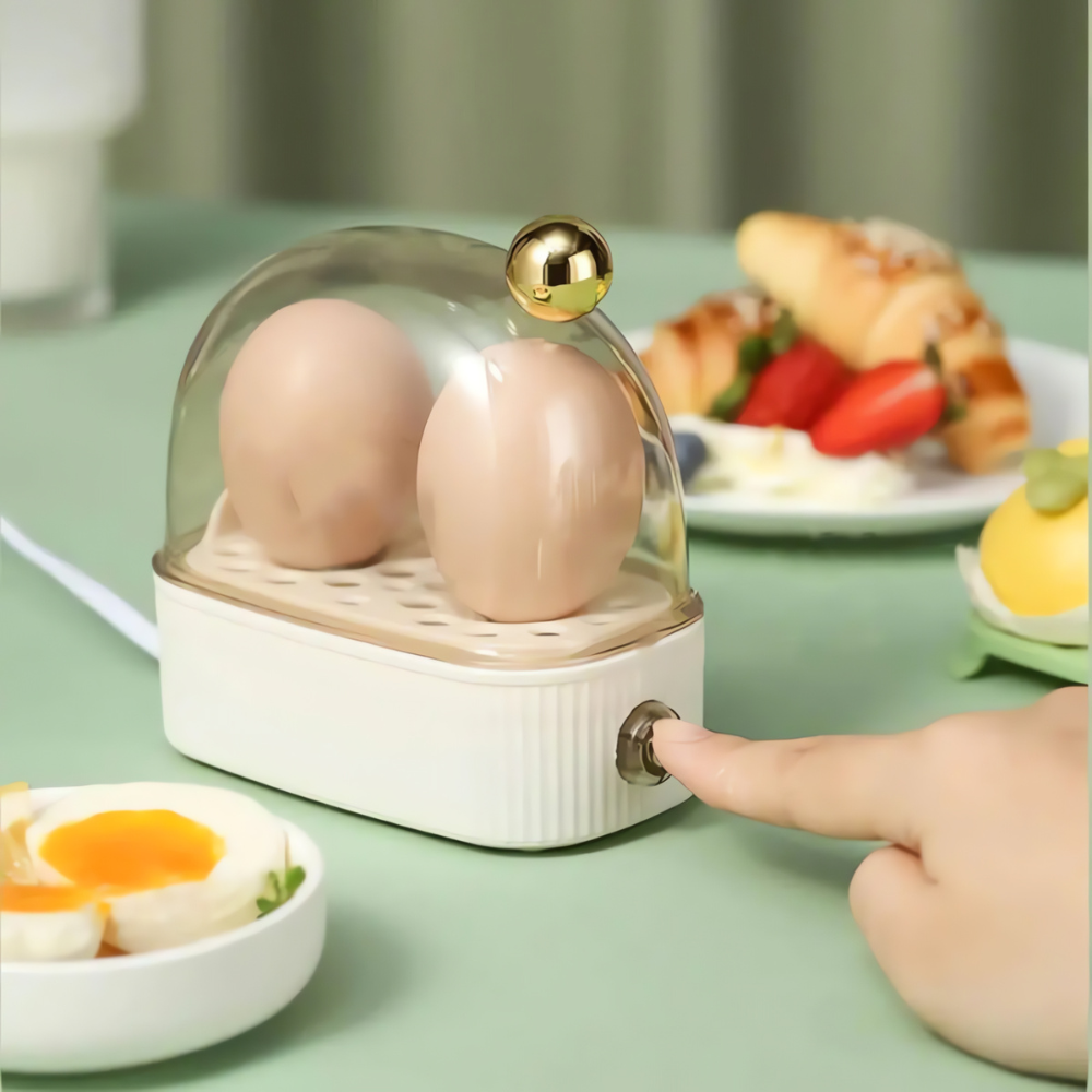 Glevato | Electric Egg Cooker Steamer Pod Vintage Style