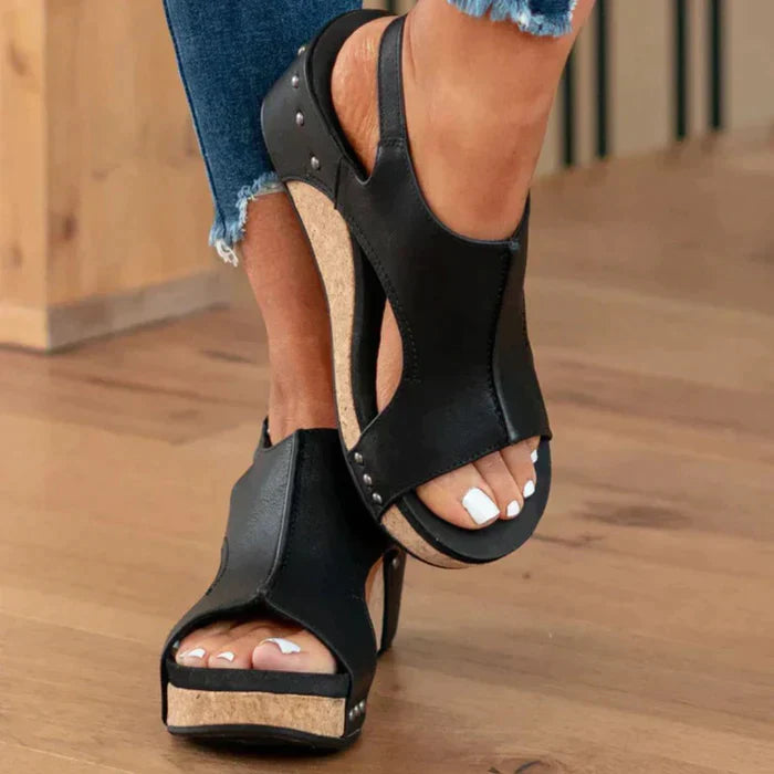 Glevato Elegant and Comfortable Wedge Heels