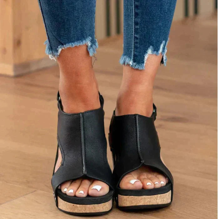 Glevato Elegant and Comfortable Wedge Heels