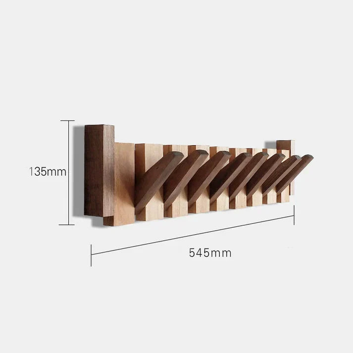 Glevato | Elegant Wooden Coat Rack for Piano Hanging Clothes Storage