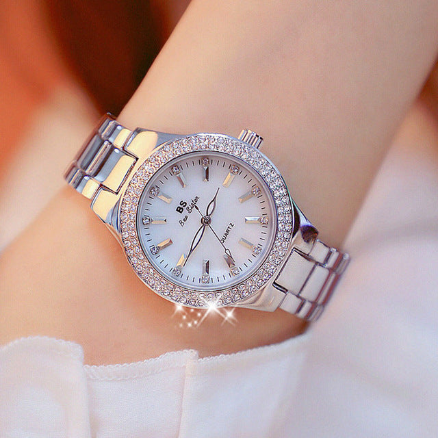 Glevato | Esmée Women’s Stainless Steel Quartz Watch 32mm Silver