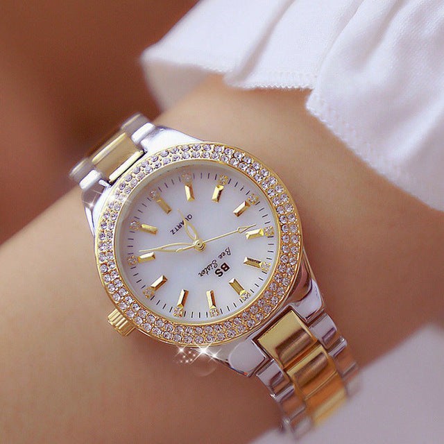 Glevato | Esmée Women’s Stainless Steel Quartz Watch 32mm Silver