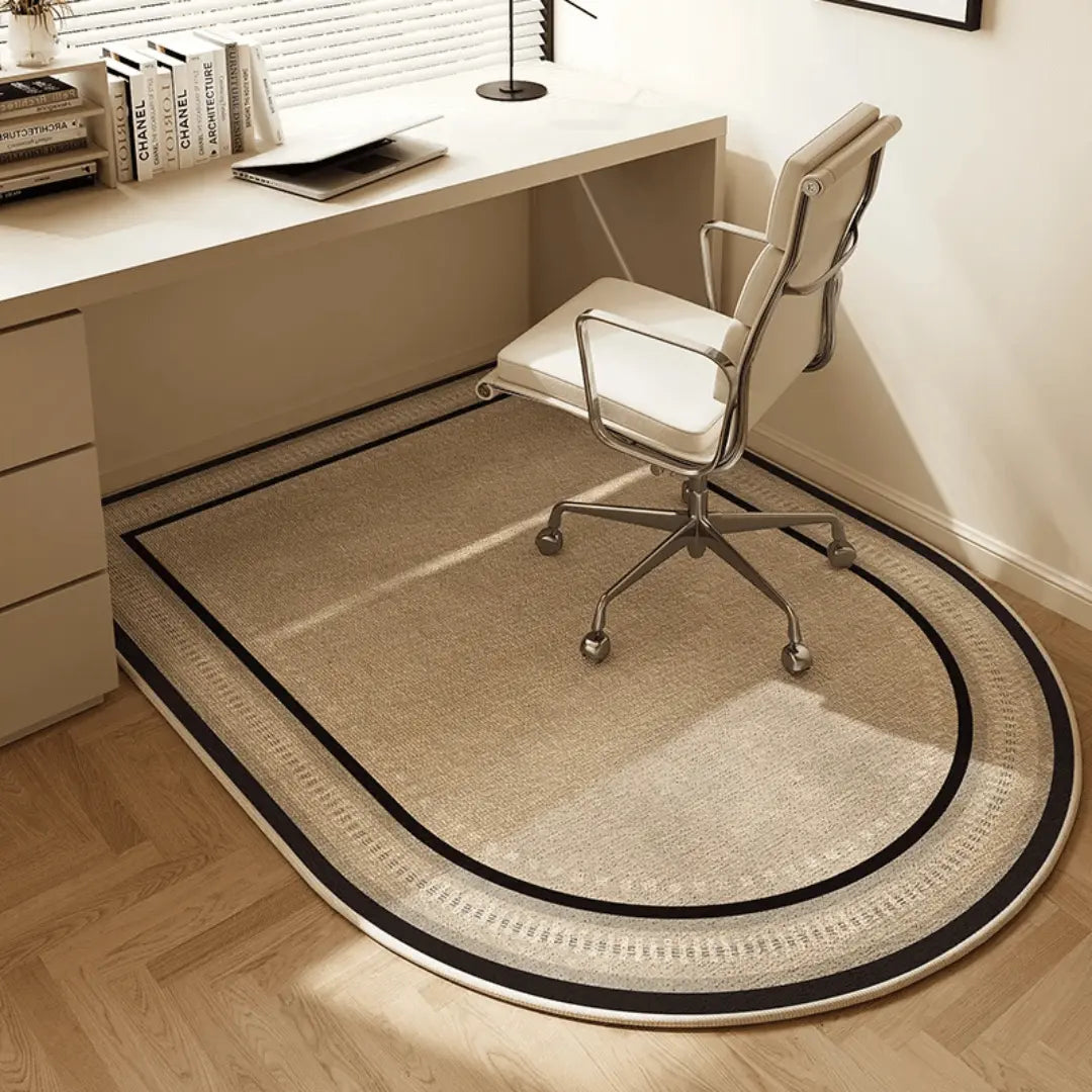 Glevato | FlexGuard Office Chair Mat – Stylish Non-Slip Protection Mat for Hard Floors & Carpets
