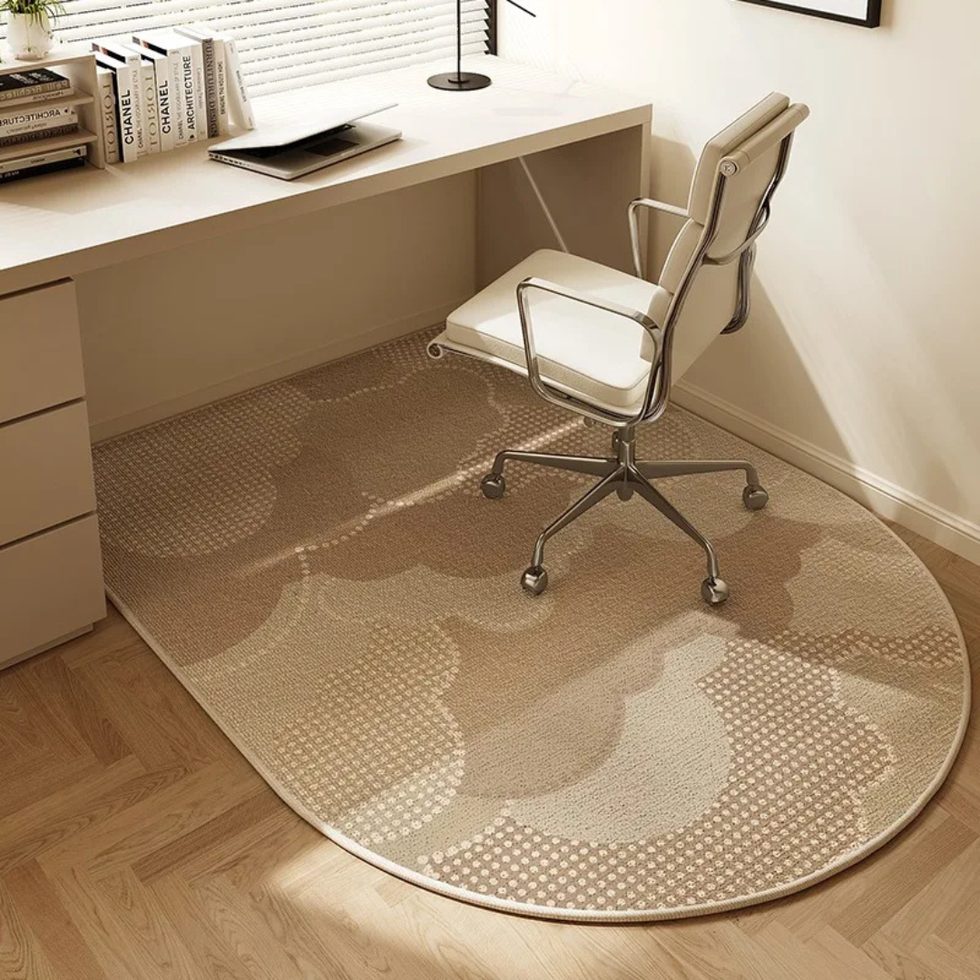 Glevato | FlexGuard Office Chair Mat – Stylish Non-Slip Protection Mat for Hard Floors & Carpets