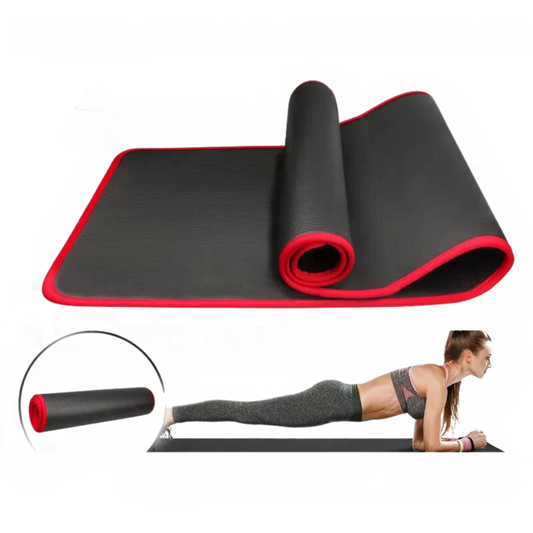 Glevato | FlexiMat Yoga Mat | Extra Thick 10 mm Non-Slip | 183×61 cm