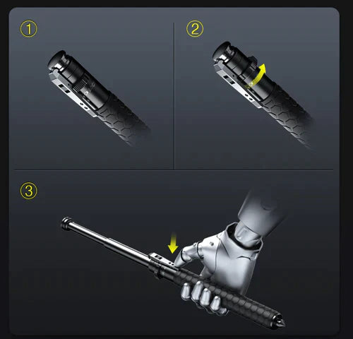 Glevato | Folding Trekking Pole with Ergonomic Grip