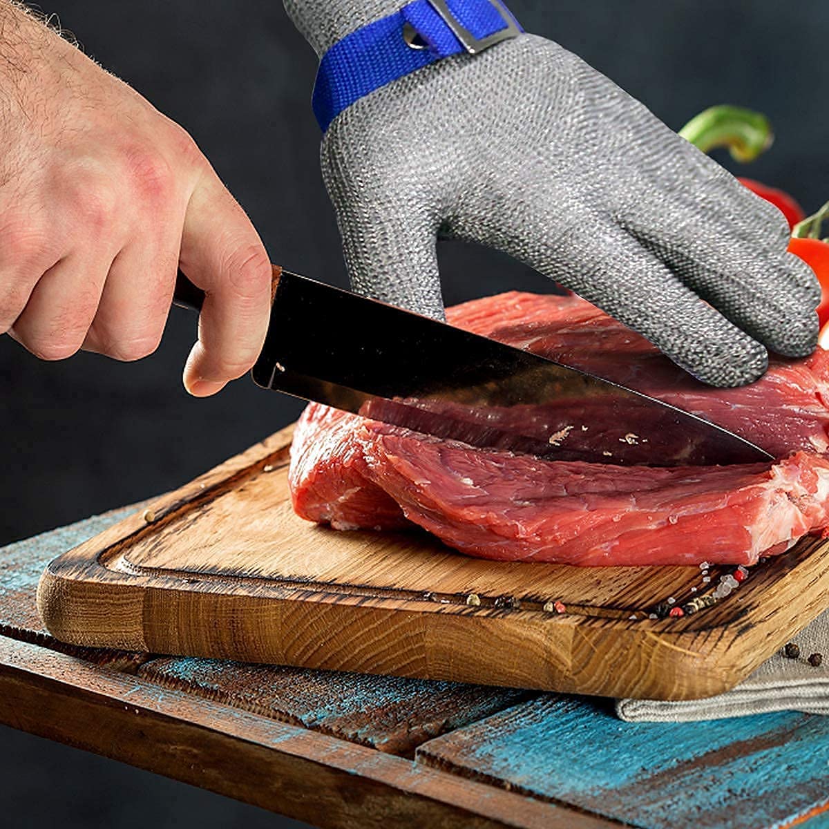 Glevato | Food Grade Stainless Steel Mesh Metal Glove