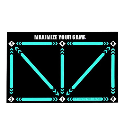 Glevato | Football Pro Training Mat | Non-Slip, 2x2m Space for Skill Improvement and Home Training