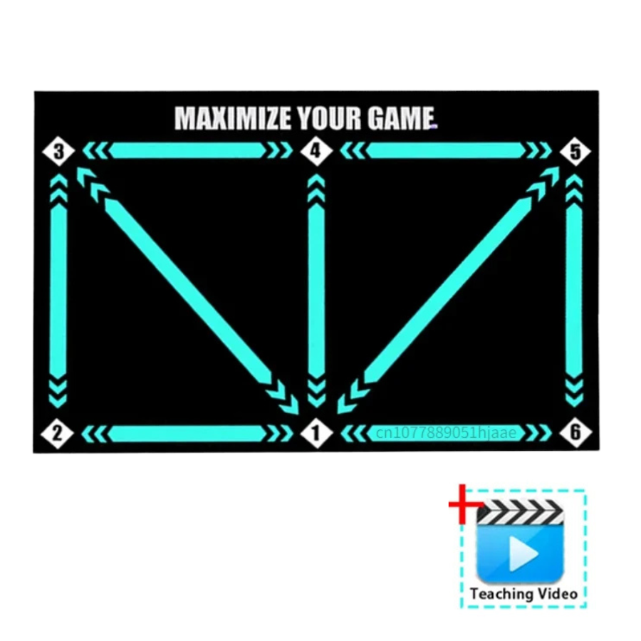 Glevato | Football Pro Training Mat | Non-Slip, 2x2m Space for Skill Improvement and Home Training