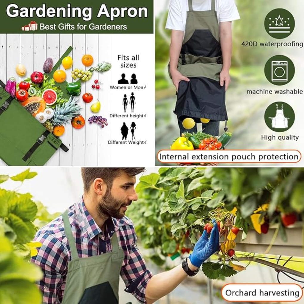 Glevato | Gardening Collection Apron with Pockets