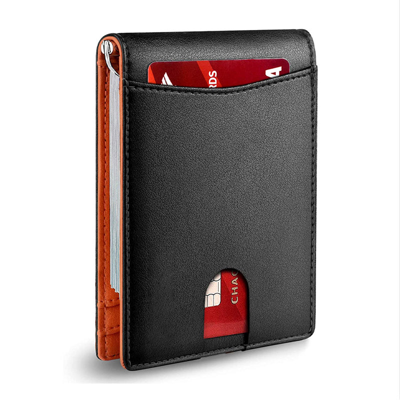 Glevato | Genuine Leather Anti-theft Swipe Card Holder