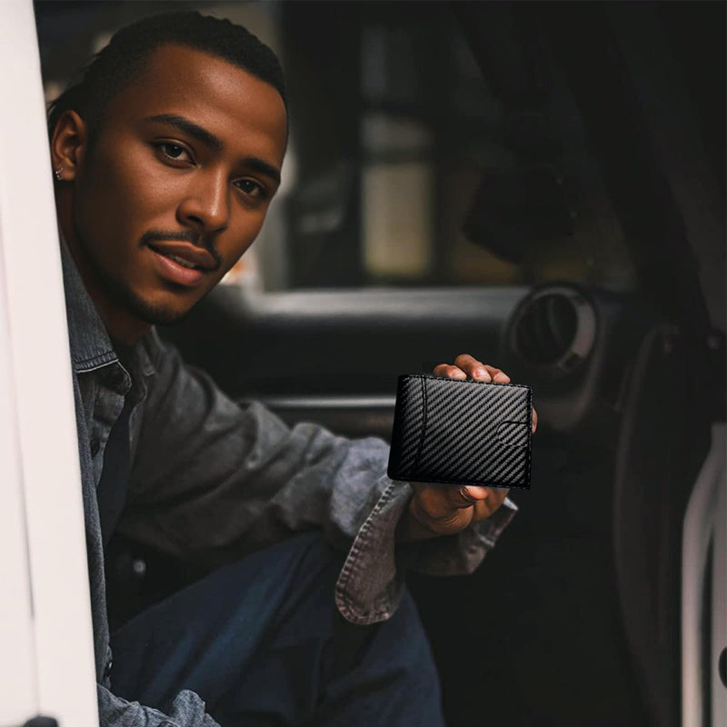 Glevato | Genuine Leather Anti-theft Swipe Card Holder