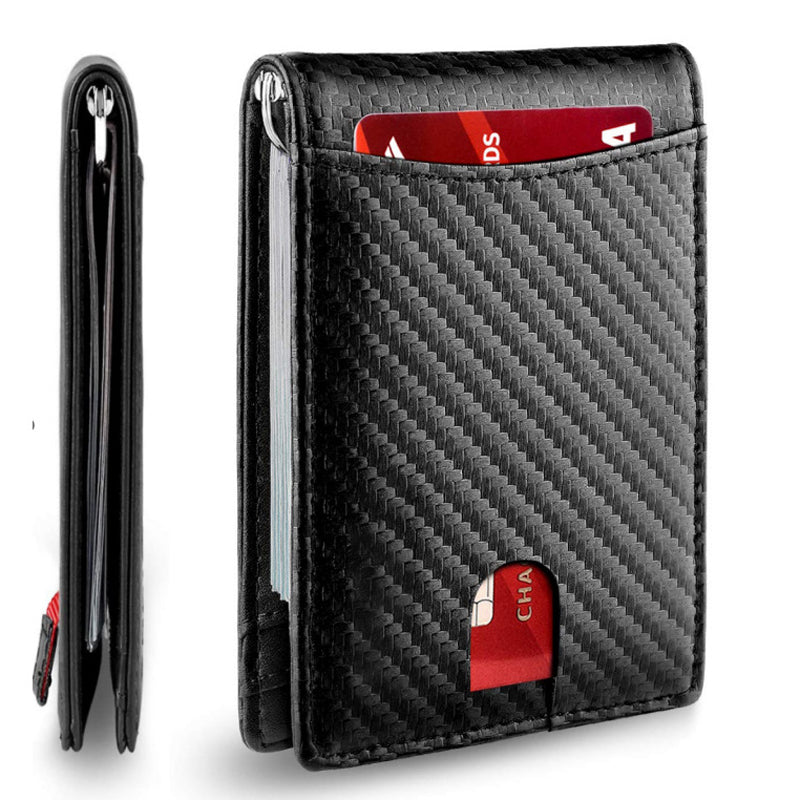 Glevato | Genuine Leather Anti-theft Swipe Card Holder