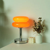 Glevato | Szklana lampa stołowa | Przyjazny dzieciom design lampki nocnej