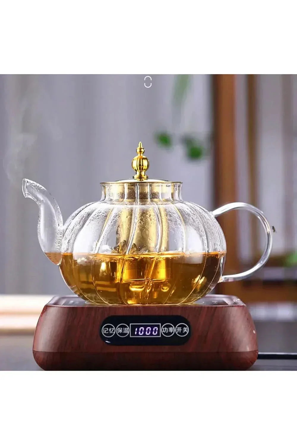 Glevato | Glass Teapot with Infuser and Lid for Loose Tea