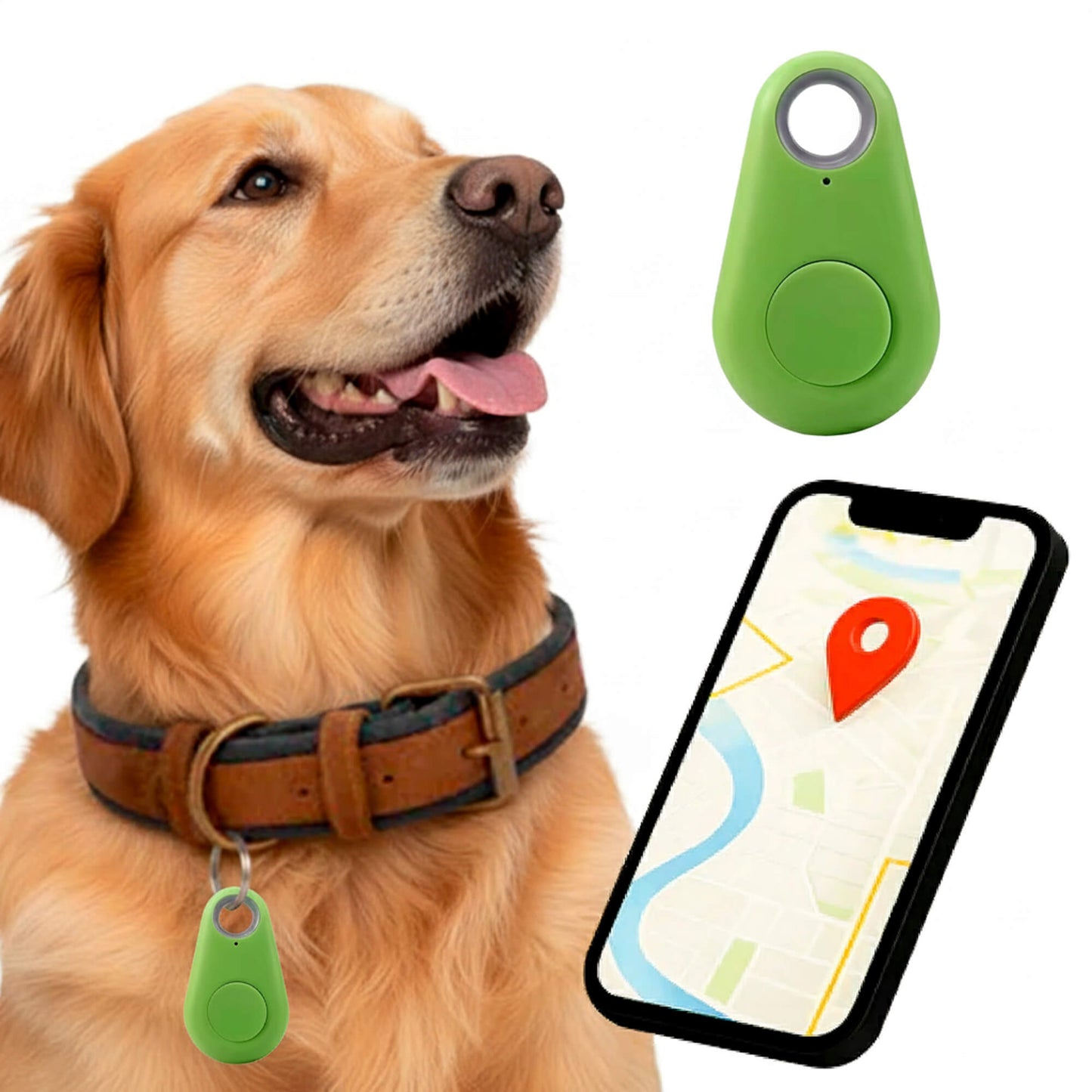 Glevato | GPS Dog Tracker | Waterproof, Real-Time Location & Safety Zone Alerts for Outdoor Adventures