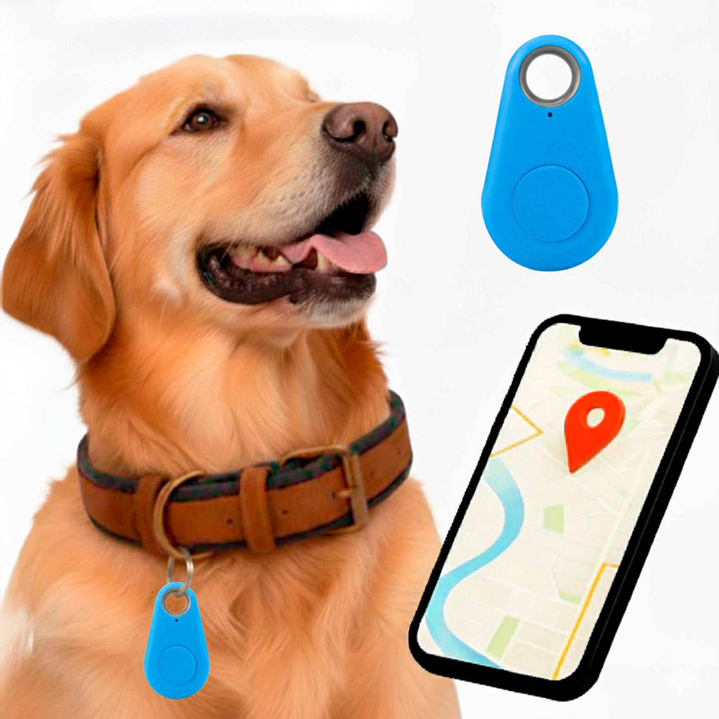 Glevato | GPS Dog Tracker | Waterproof, Real-Time Location & Safety Zone Alerts for Outdoor Adventures