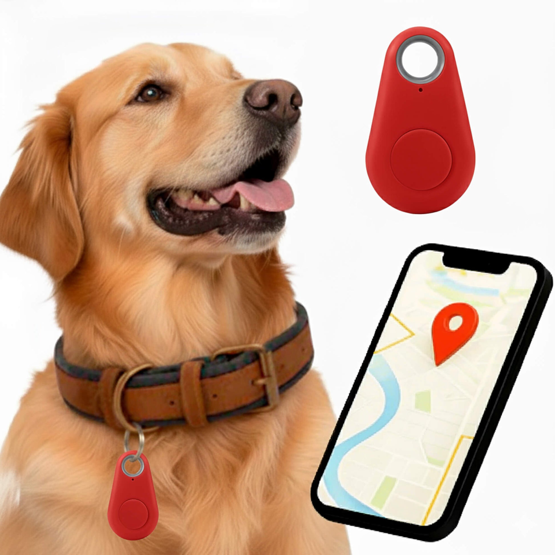 Glevato | GPS Dog Tracker | Waterproof, Real-Time Location & Safety Zone Alerts for Outdoor Adventures