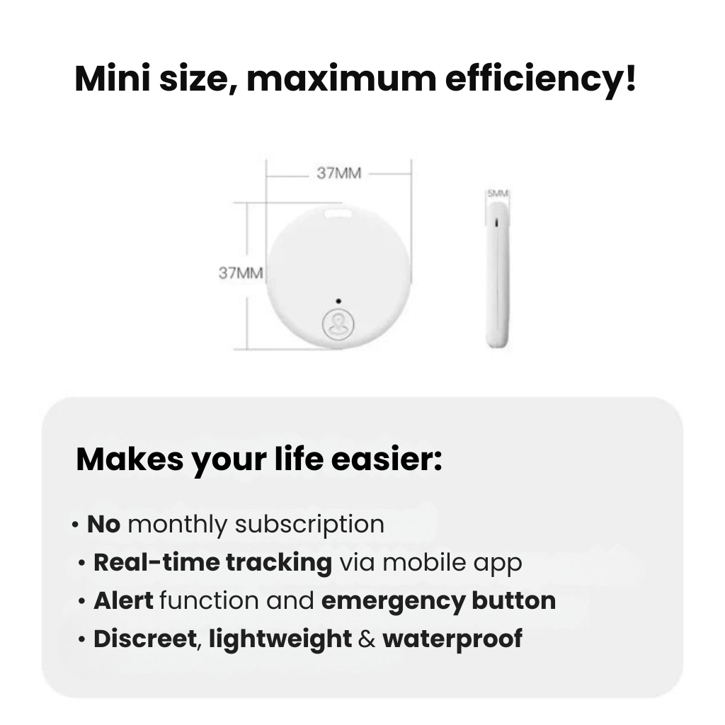 Glevato | GPS Tracker for Children | Real-Time Tracking, Waterproof & Long Battery Life for Rarity