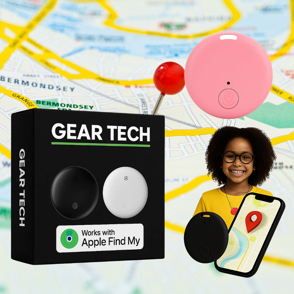 Glevato | GPS Tracker for Children | Real-Time Tracking, Waterproof & Long Battery Life for Rarity