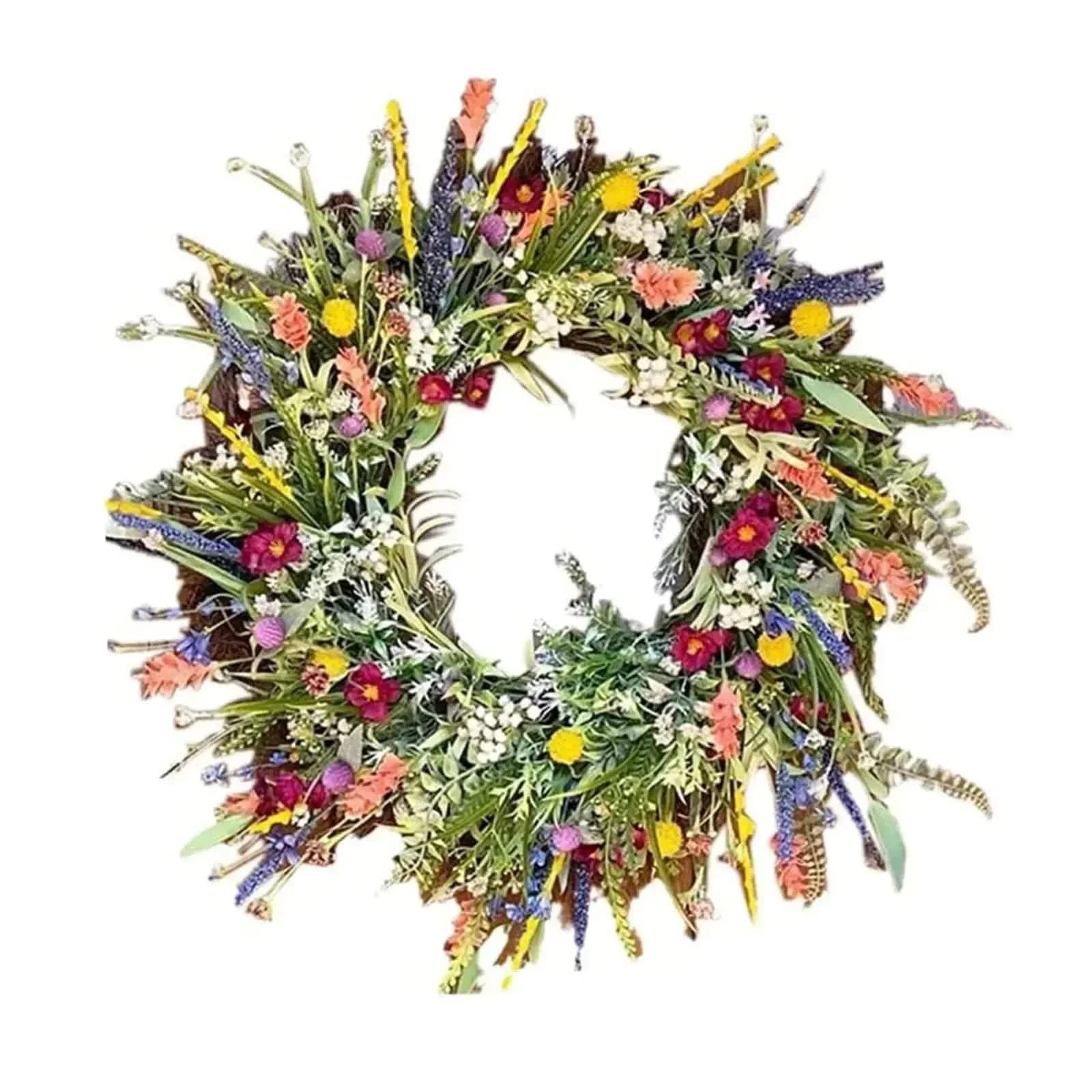 Glevato | Handmade Flower Wreath for Door for Indoor and Outdoor