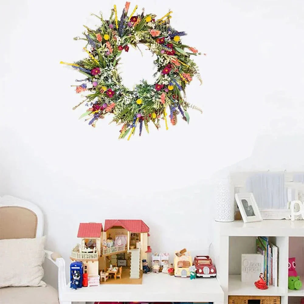 Glevato | Handmade Flower Wreath for Door for Indoor and Outdoor