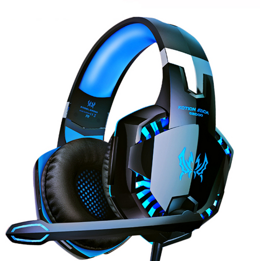 Glevato | Headphones for PC Bass Stereo Over-Ear Headphones Casque Laptop Microphone