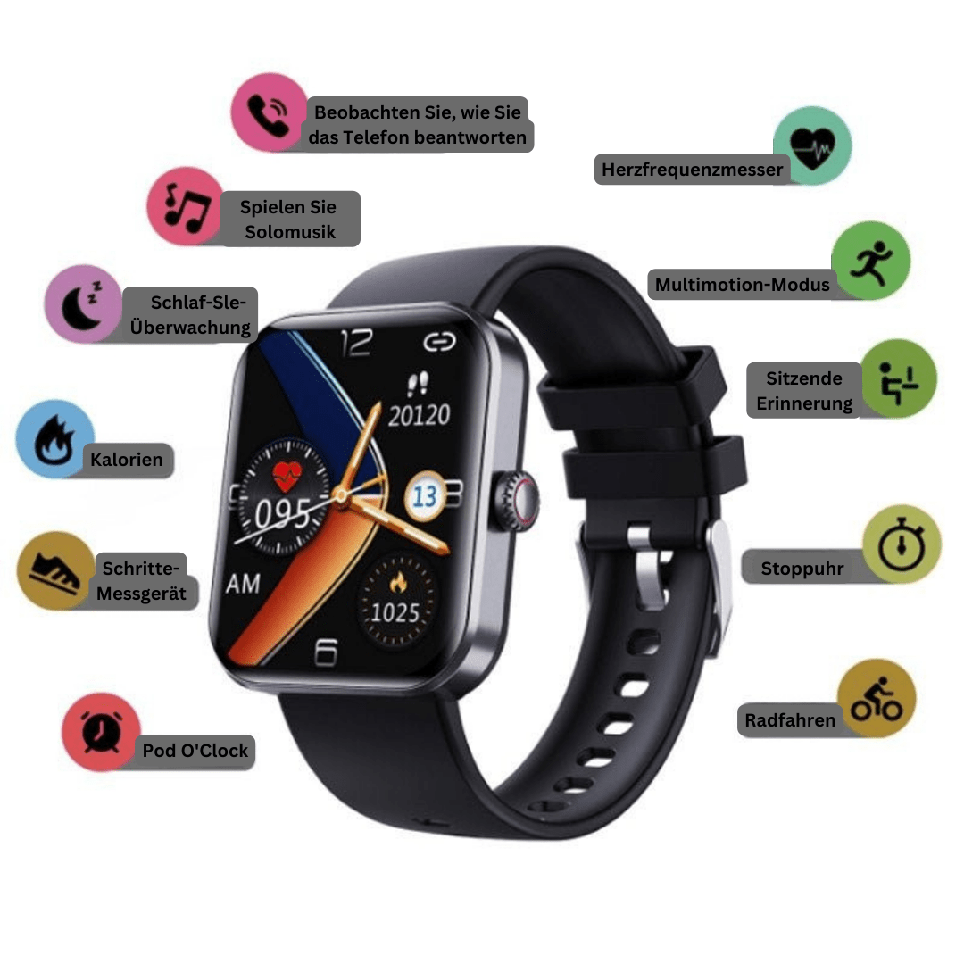 Glevato | Health Watch – Pain-free Blood Sugar Measurement & Vital Functions in Real Time