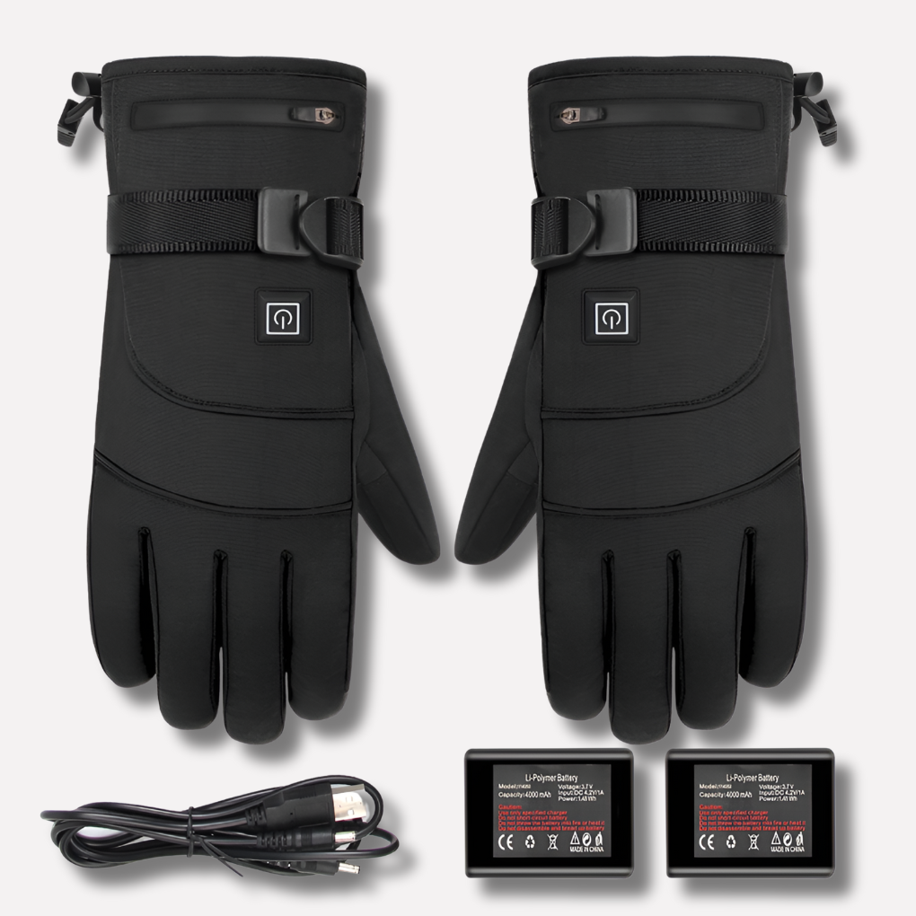 Glevato | Heated Gloves - Adjustable Heat for Cold Weather Activities