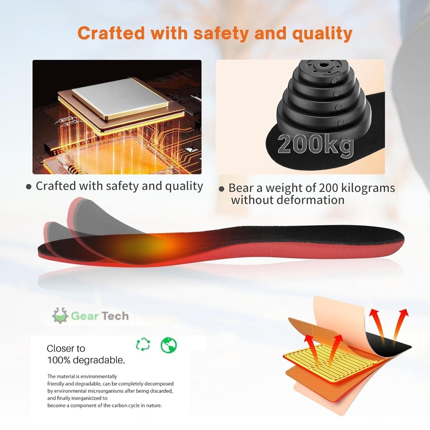 Glevato | heated insoles UK – Best thermal shoe inserts for boots, work shoes, and daily winter comfort