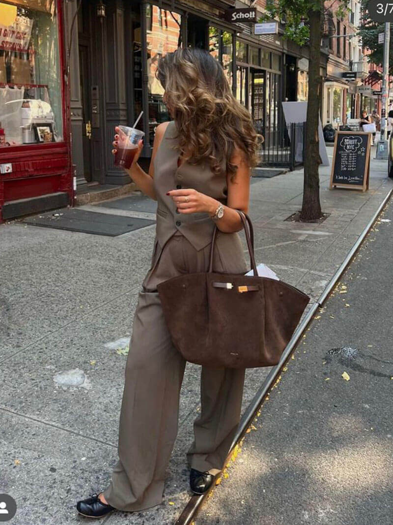 Glevato | Hedwig Women's Suede Handbag | Spacious & Elegant | Multiple Colors