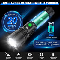 Glevato | Wysokowydajna latarka LED z zoomem