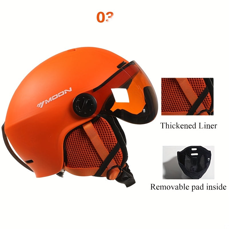Glevato | High-Quality Ski Helmet with Removable Parts – Safe and Comfortable for Outdoor Activities