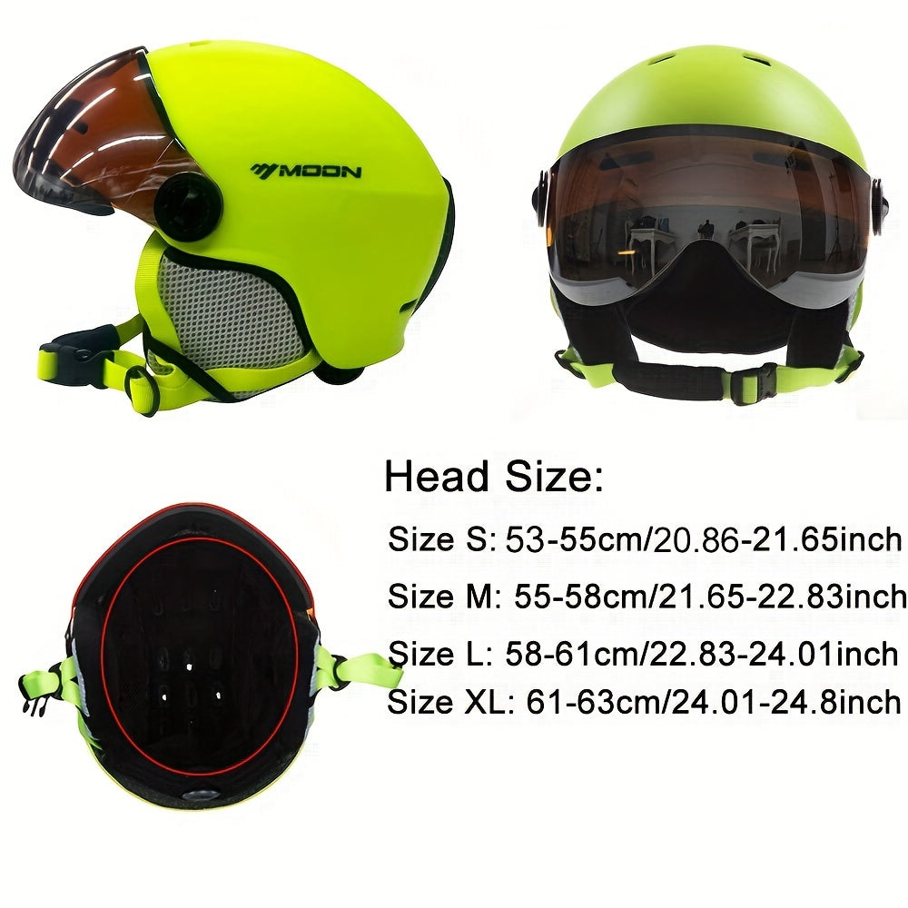 Glevato | High-Quality Ski Helmet with Removable Parts – Safe and Comfortable for Outdoor Activities