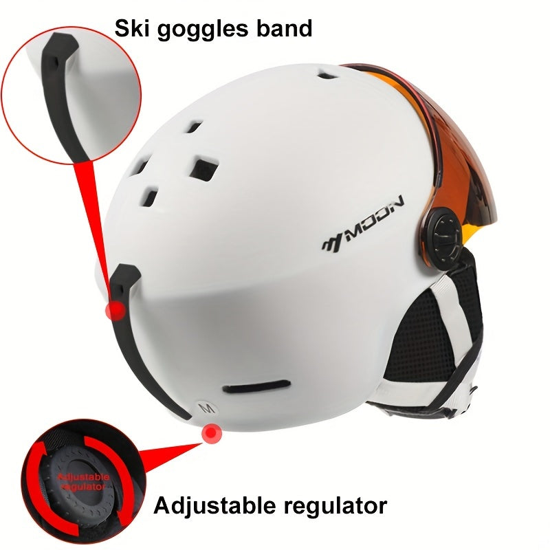 Glevato | High-Quality Ski Helmet with Removable Parts – Safe and Comfortable for Outdoor Activities