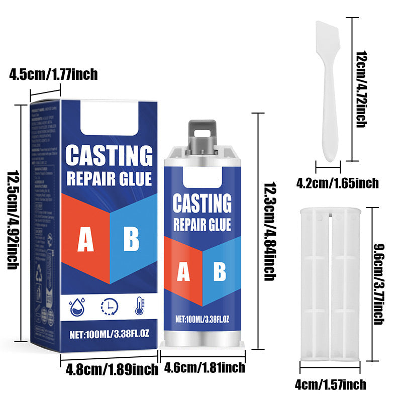 Glevato | High-Temperature Resistant Metal Casting Repair Adhesive
