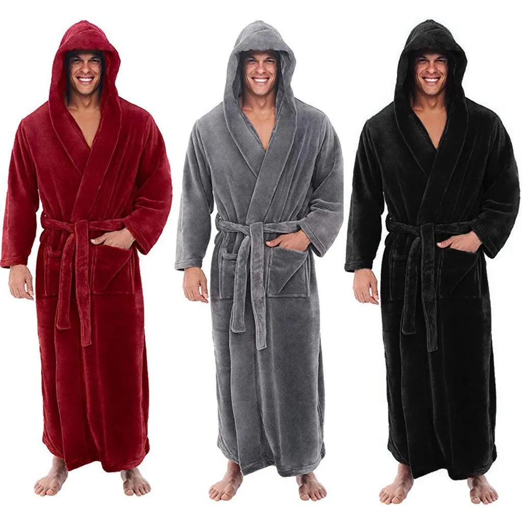Glevato | HoodedChill – Cozy Bathrobe for Men