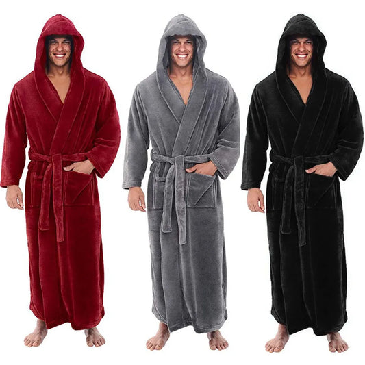 Glevato | HoodedChill – Cozy Bathrobe for Men