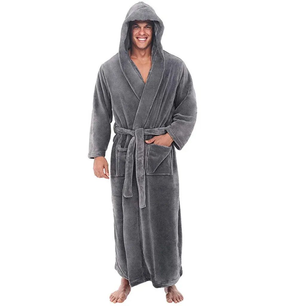 Glevato | HoodedChill – Cozy Bathrobe for Men