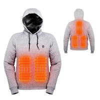 Glevato Bluzy z kapturem, elektrycznie ogrzewana lekka bluza z kapturem USB