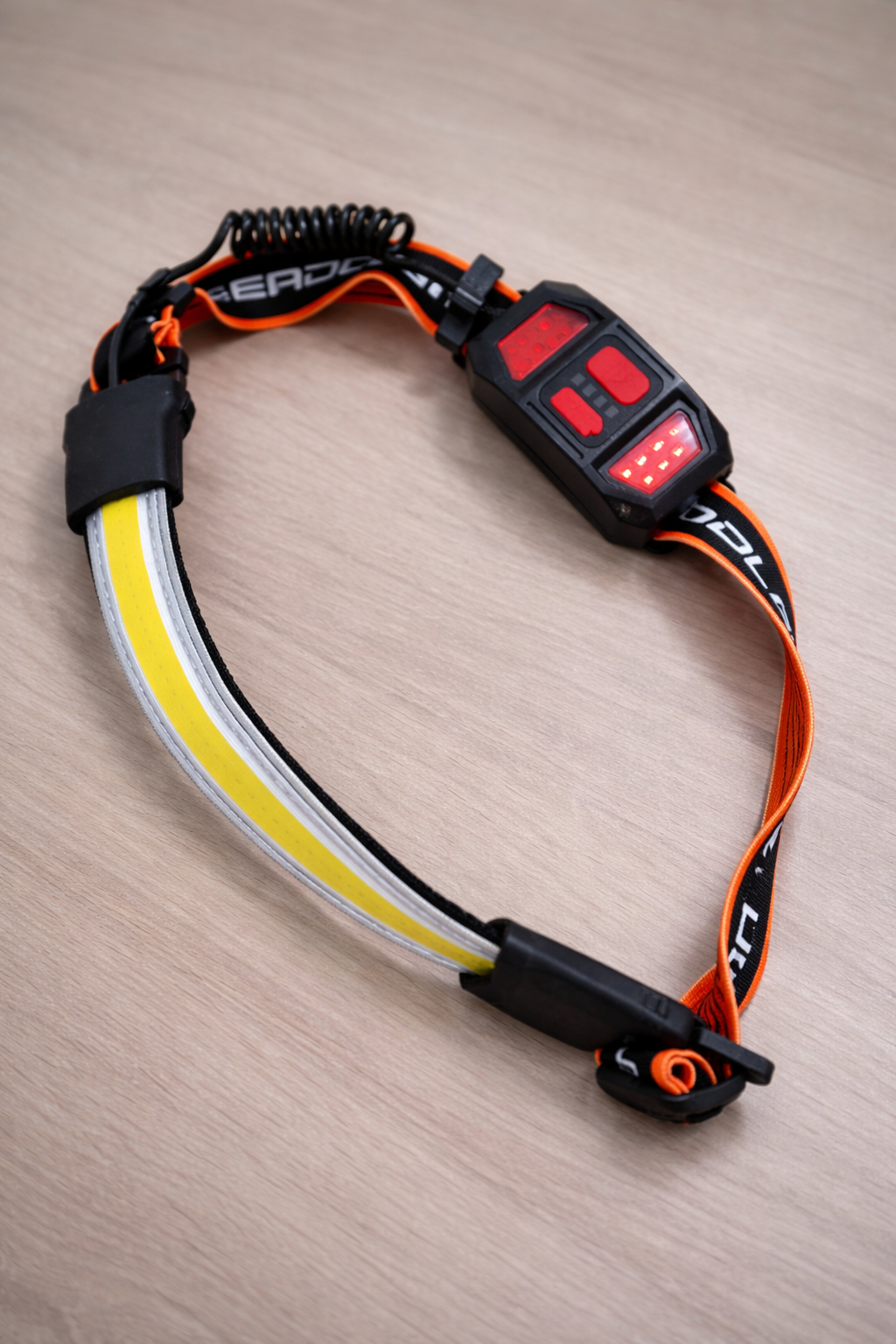 Glevato | Hopedone Rechargeable Headlamp 1000 Lumens, 230° Wide Angle, Waterproof, 2-Pack, Orange