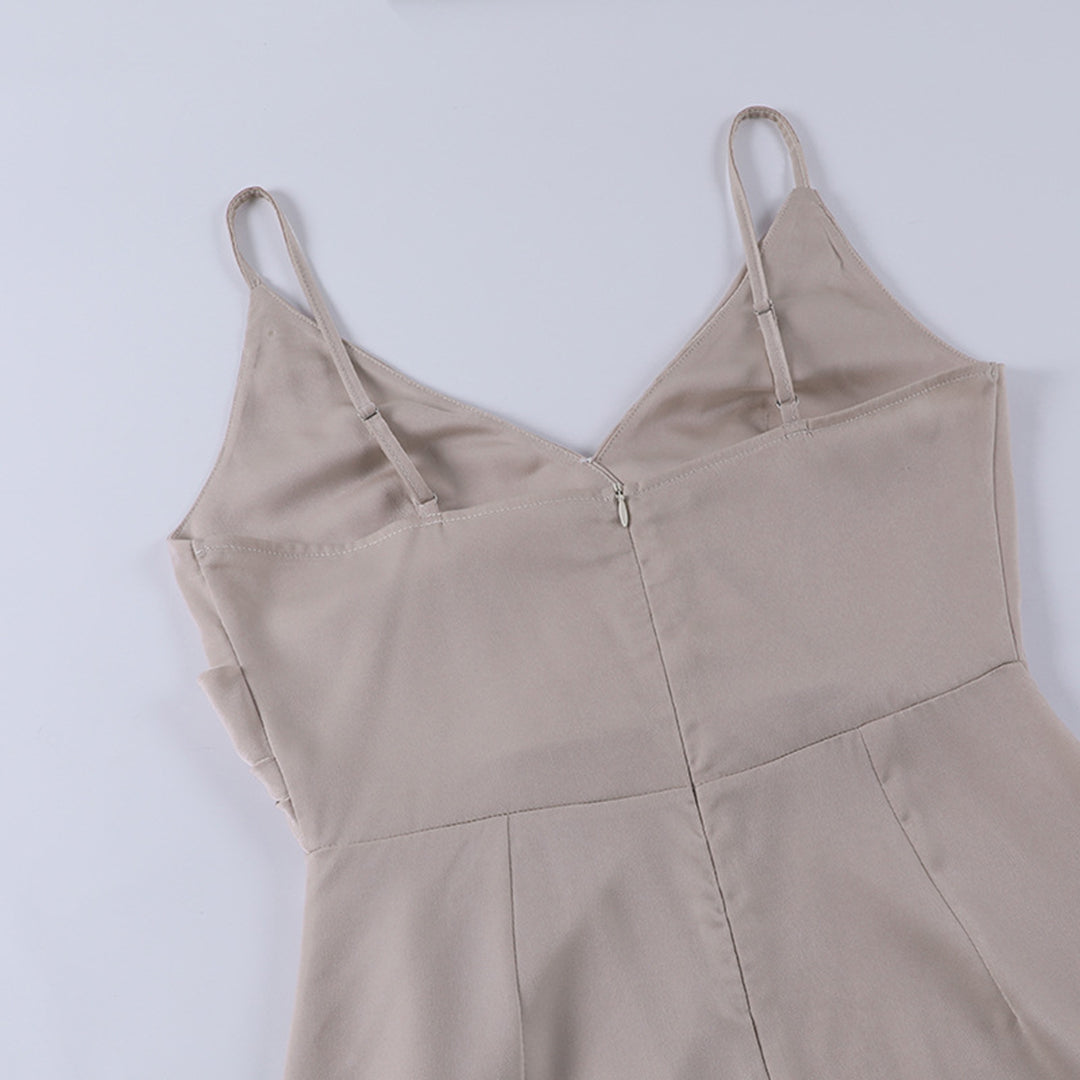 Glevato Ibiza Style Summer Dress Made of Satin