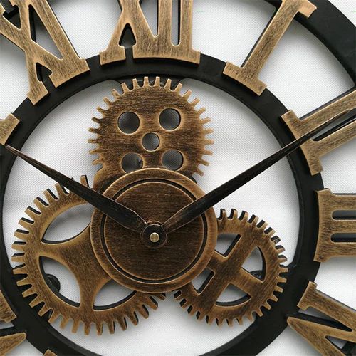 Glevato | Industrial Wall Clock | Vintage Mechanical Design