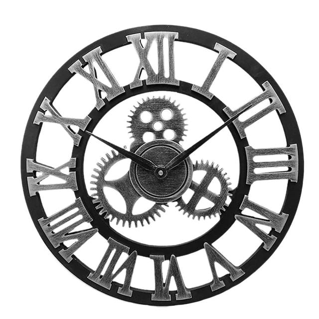 Glevato | Industrial Wall Clock | Vintage Mechanical Design