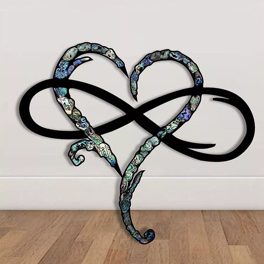 Glevato | Infinity Heart Wall Decor with Elegant Swirls