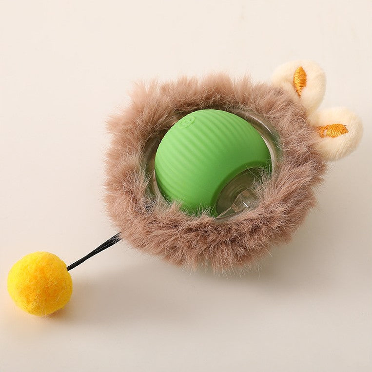 Glevato | Interactive Rolling Ball Toy with Tail for Dogs