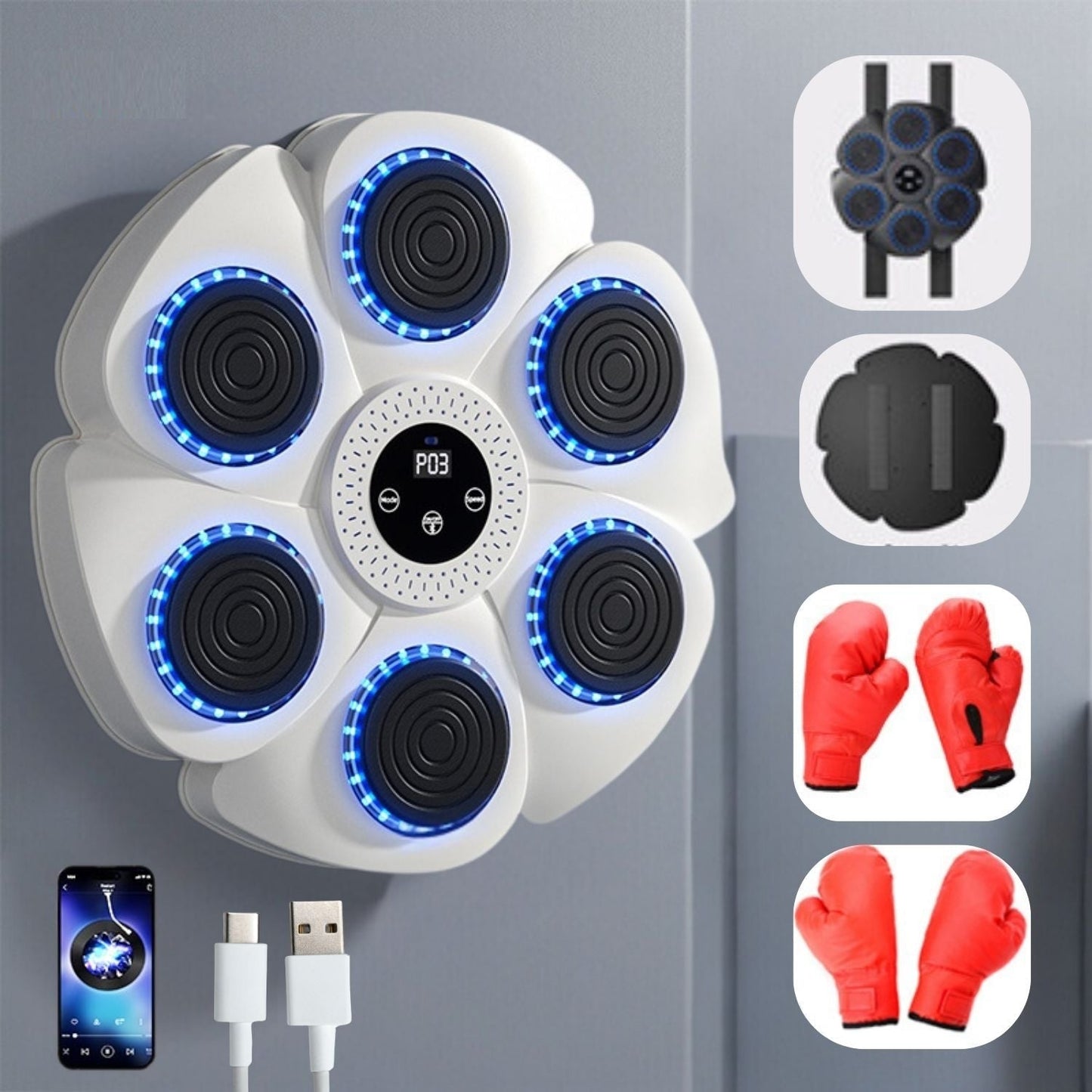 Glevato | Interactive Smart Boxing Machine - PunchTech