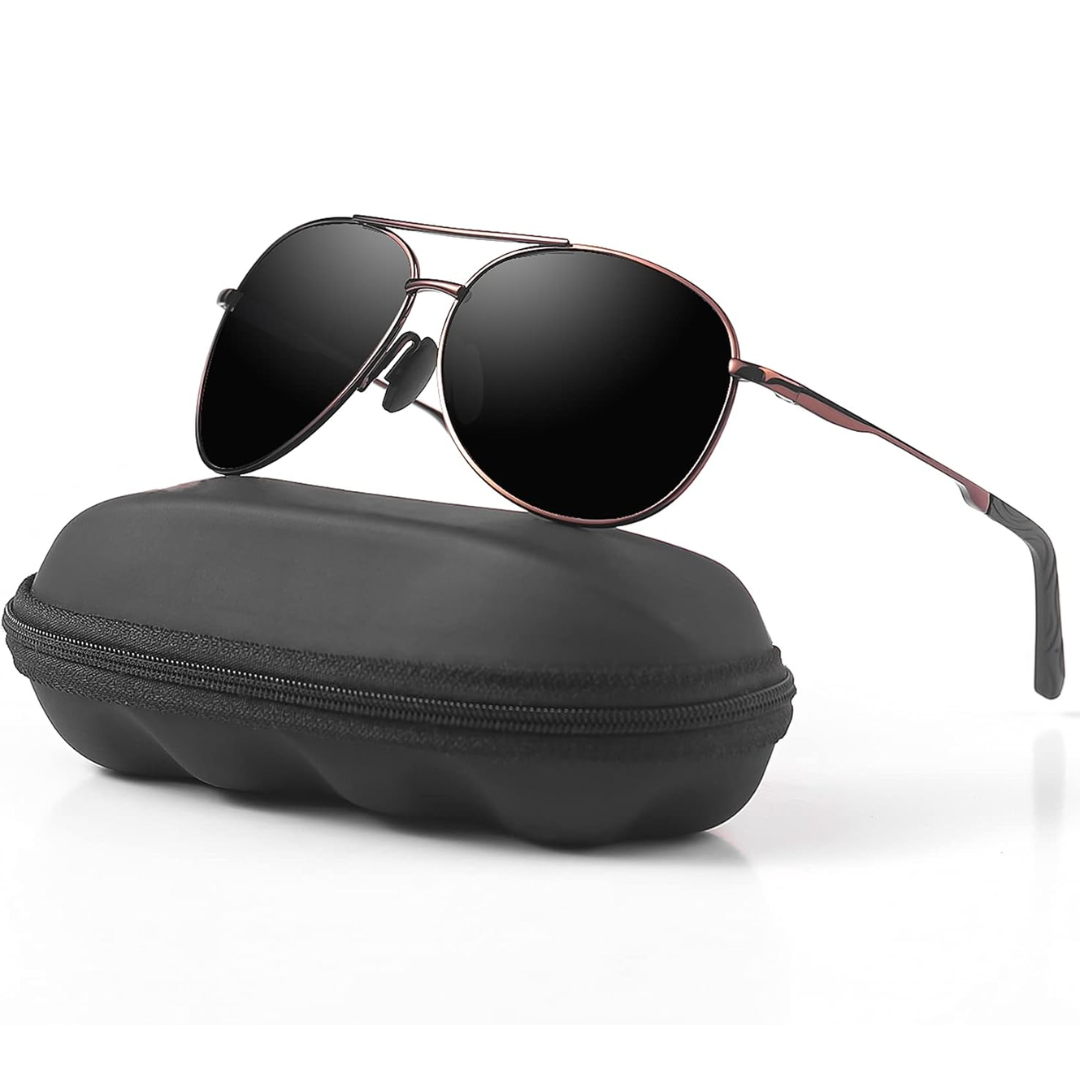 Glevato | Joey Polarized Aviator Sunglasses with UV400 Protection