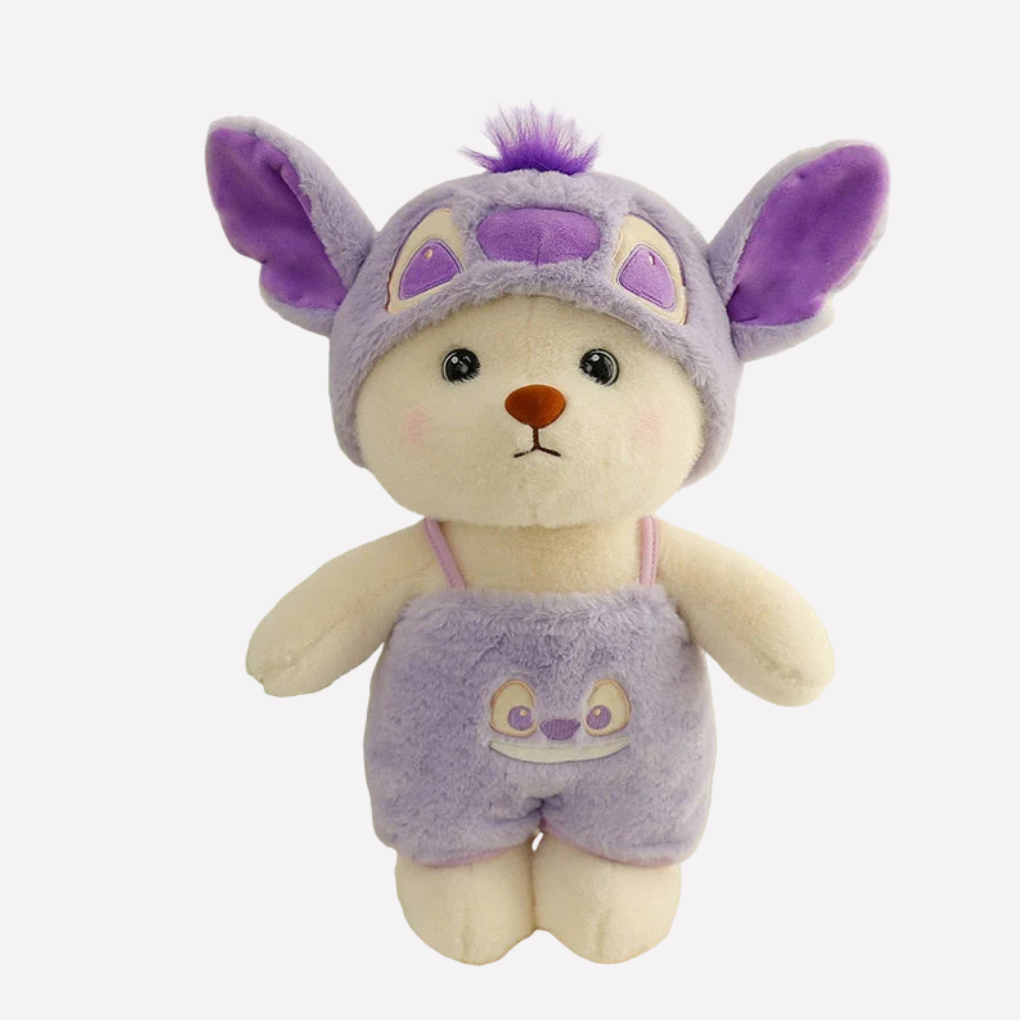 Glevato | Kids' Character Plush Toy with Hooded Outfit