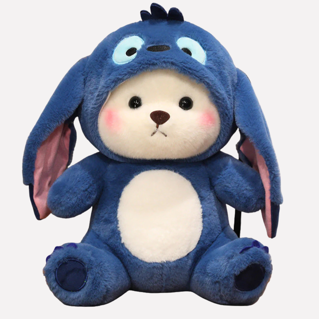 Glevato | Kids' Character Plush Toy with Hooded Outfit